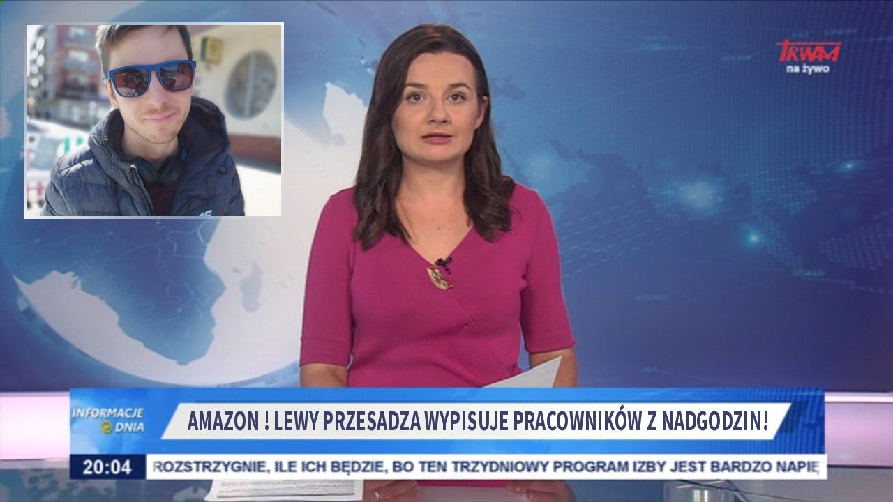 AMAZON ! LEWY PRZESADZA WYPISUJE PRACOWNIKÓW Z NADGODZIN!