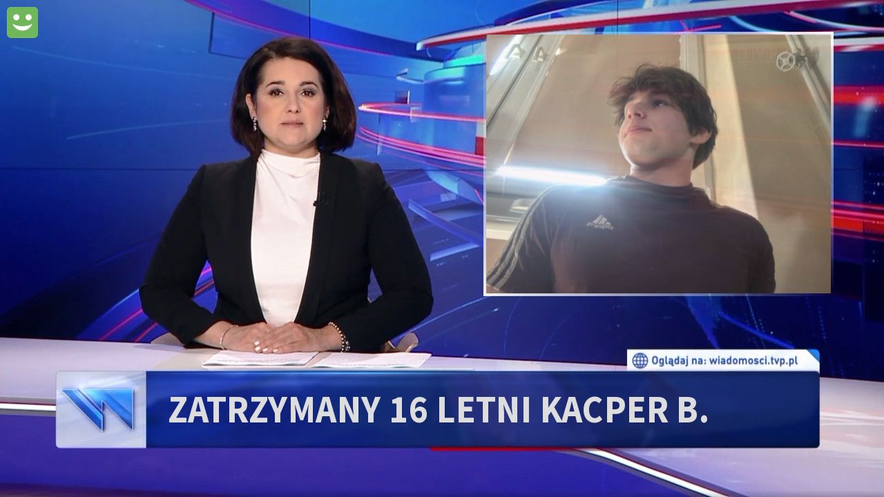Zatrzymany 16 letni Kacper B.
