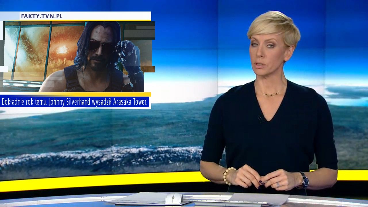 Dokładnie rok temu. Johnny Silverhand wysadził Arasaka Tower. 