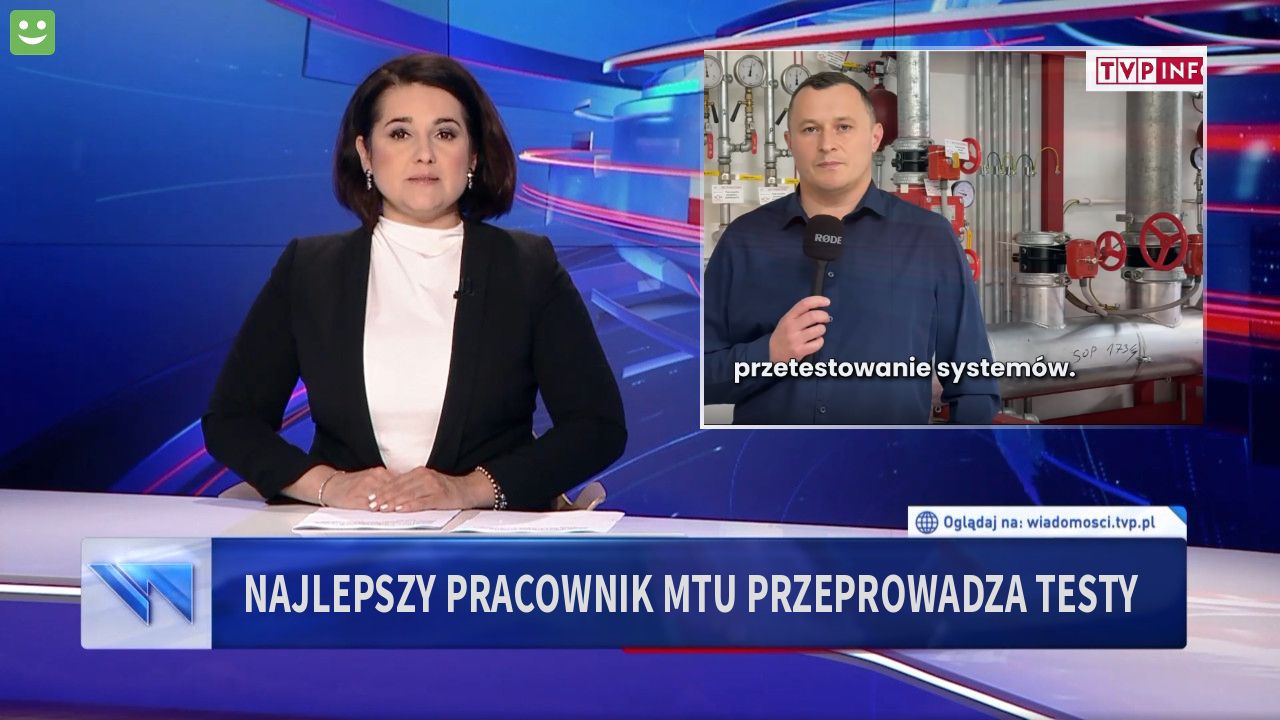 Najlepszy Pracownik MTU Przeprowadza testy 