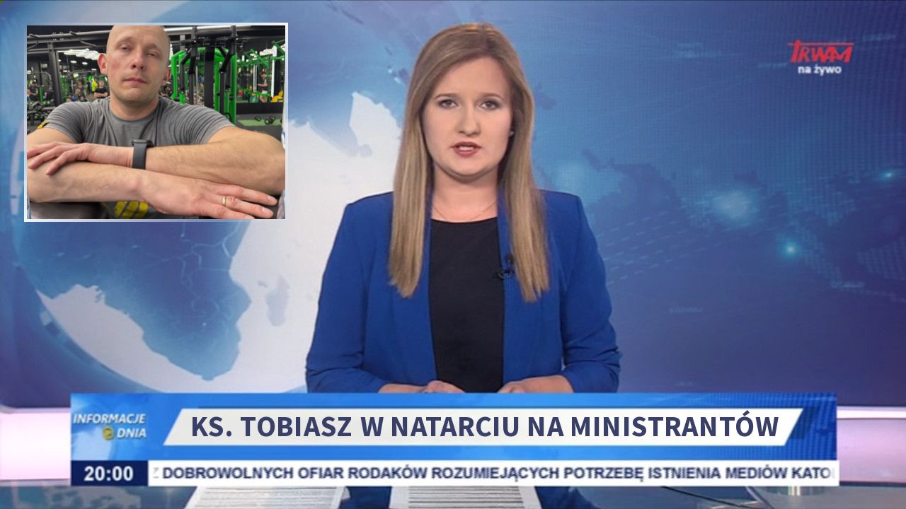 Ks. Tobiasz w natarciu na ministrantów 