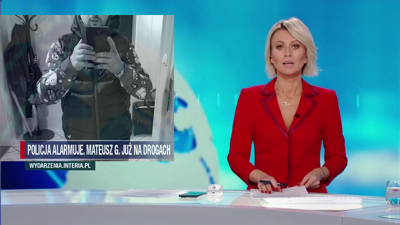 Policja alarmuje. Mateusz G. Już na drogach