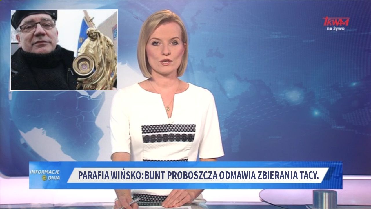 Parafia Wińsko:Bunt proboszcza odmawia zbierania tacy. 