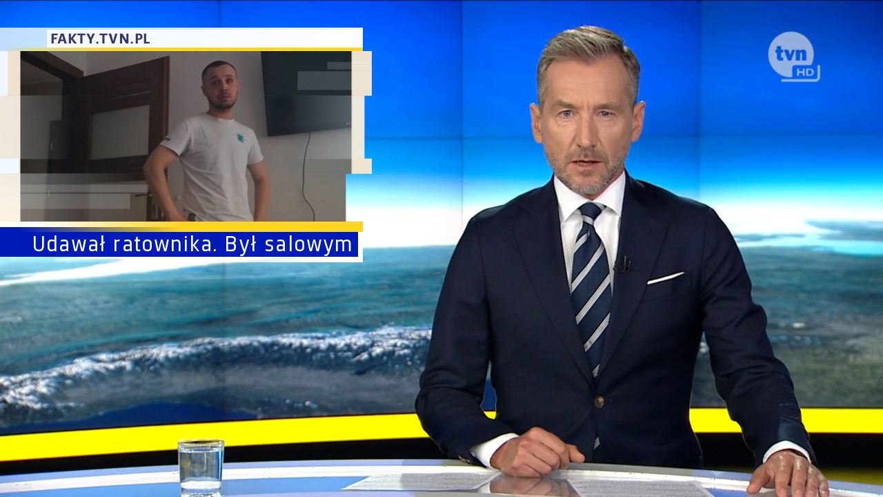 Udawał ratownika. Był salowym