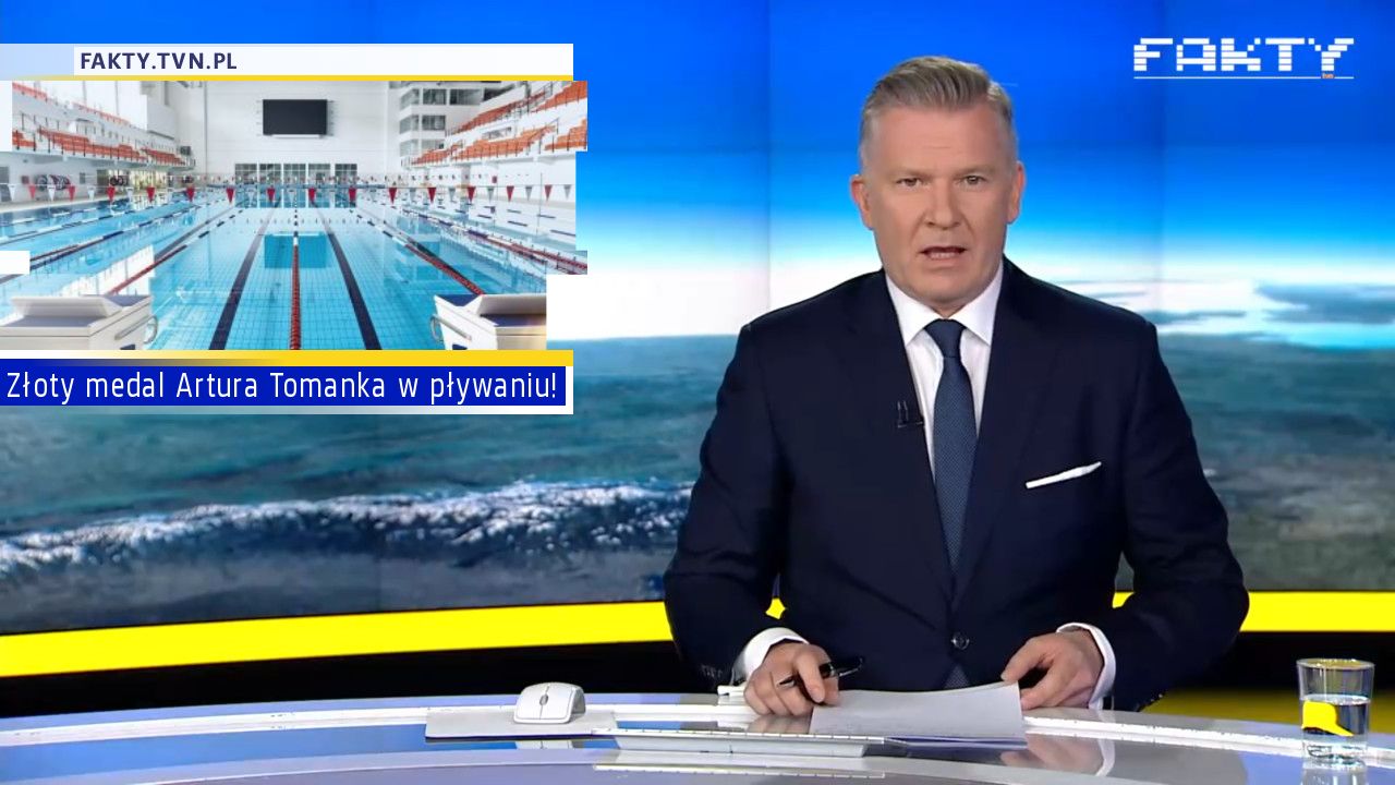 Złoty medal Artura Tomanka w pływaniu!