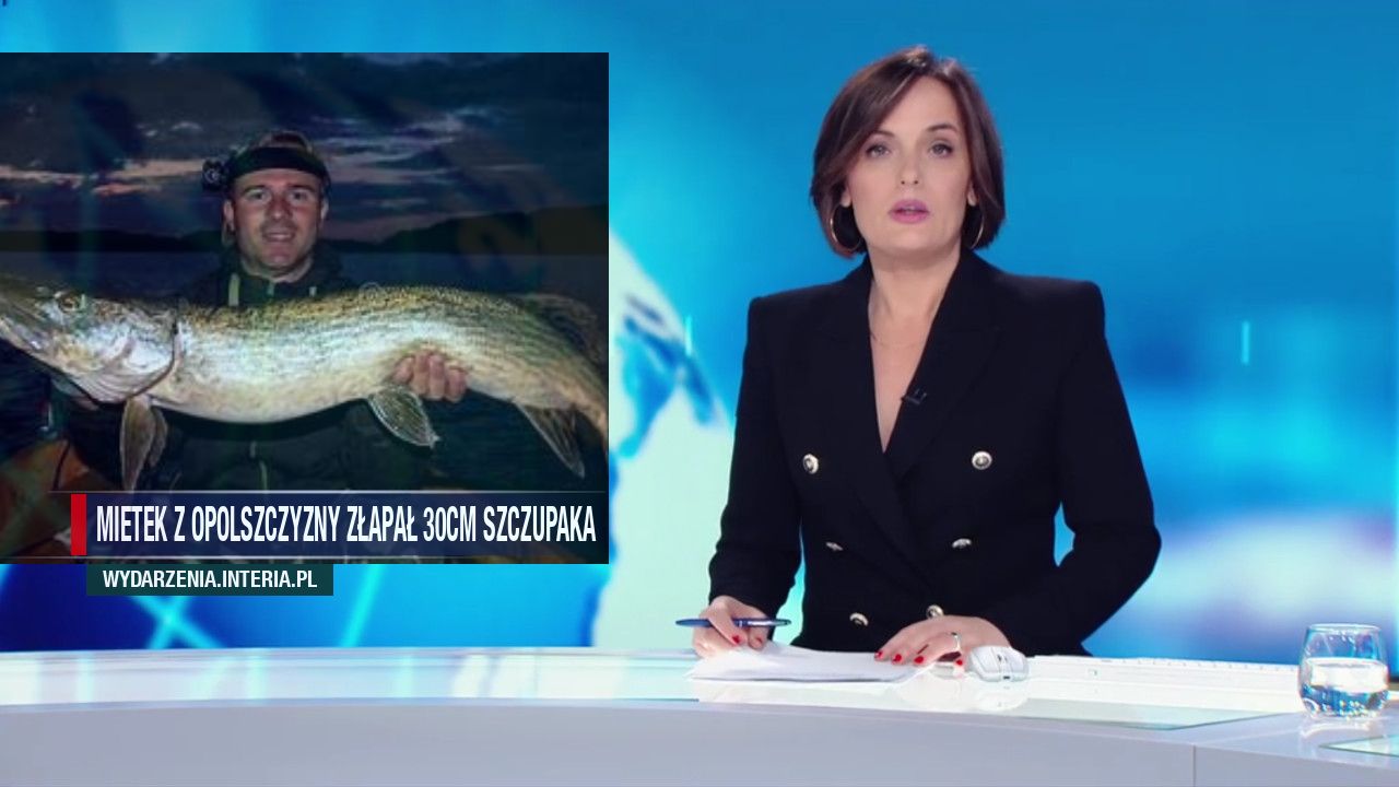 Mietek z Opolszczyzny złapał 30cm szczupaka