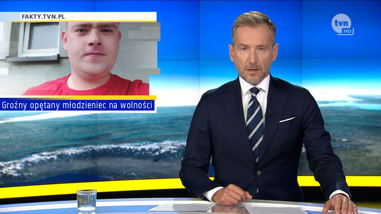 Groźny opętany młodzieniec na wolności 