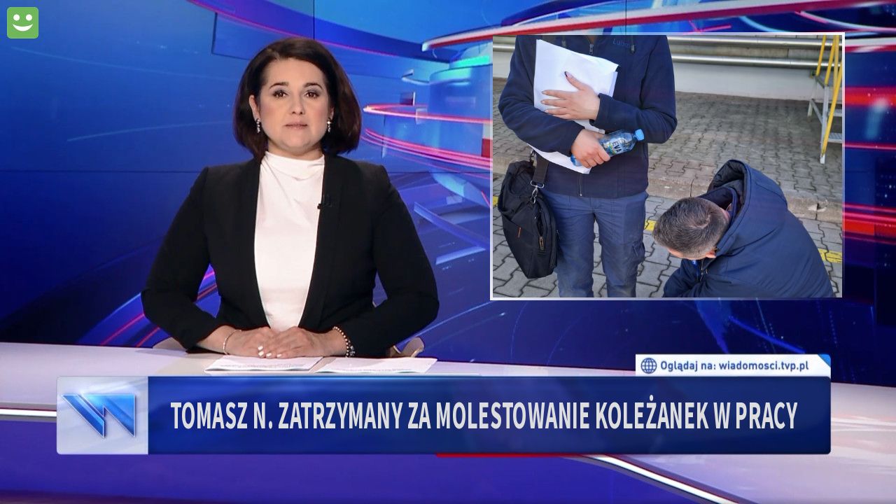 Tomasz N. zatrzymany za molestowanie koleżanek w pracy