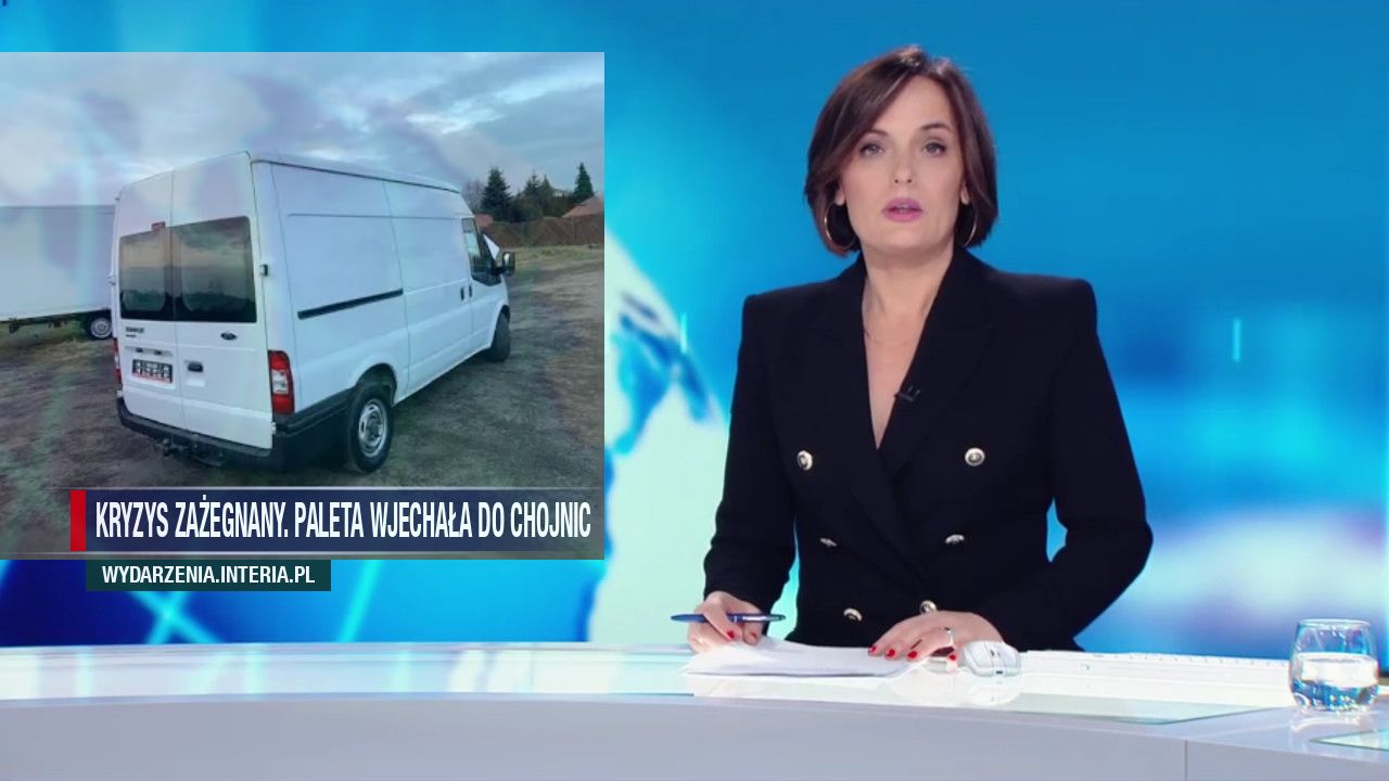 Kryzys zażegnany. Paleta wjechała do chojnic
