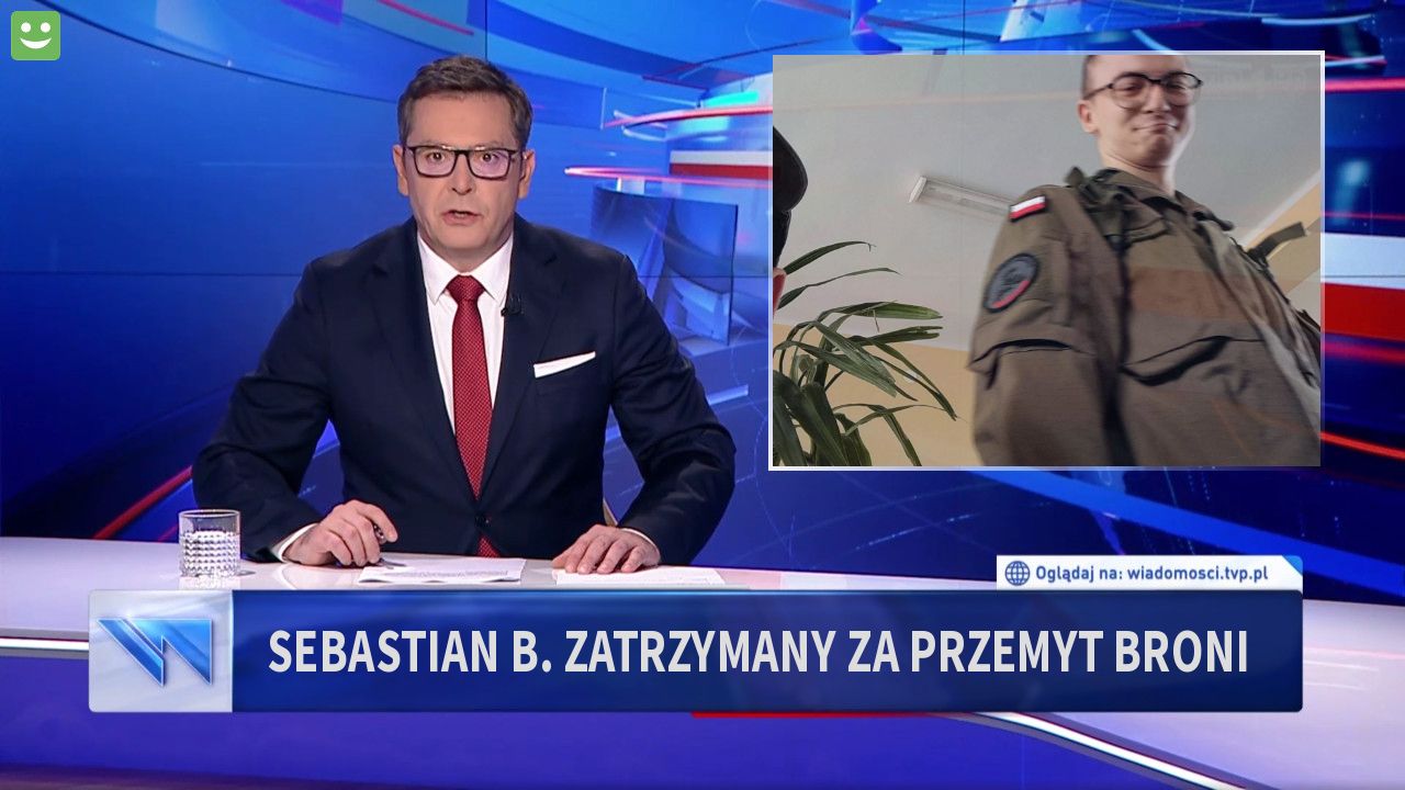 Sebastian B. Zatrzymany za przemyt broni 