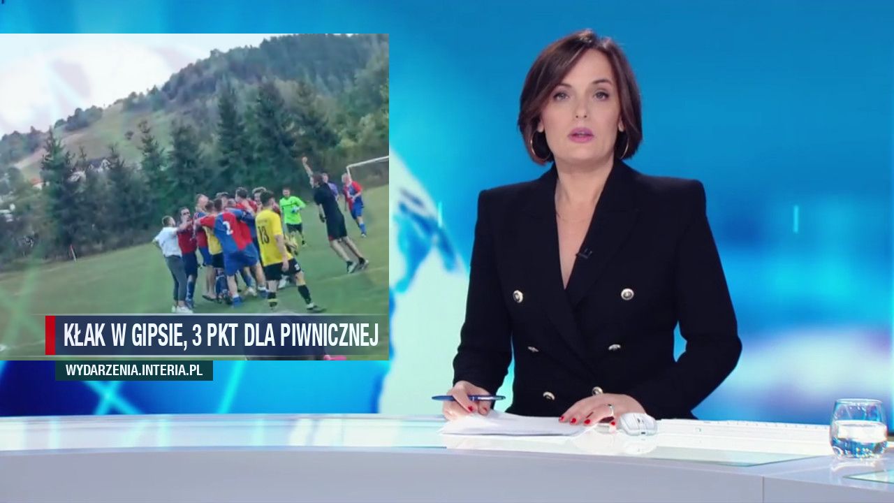 Kłak w gipsie, 3 pkt dla Piwnicznej