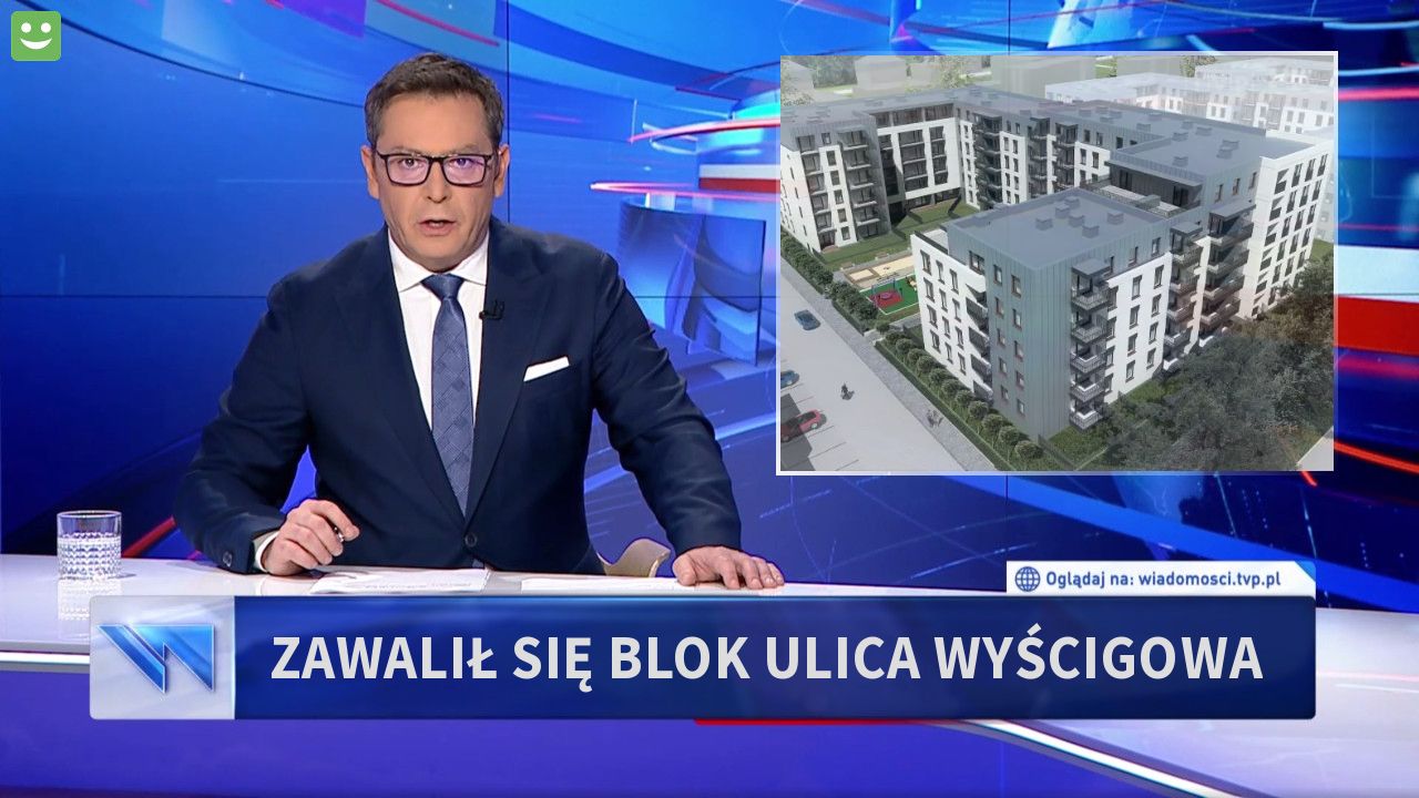 ZAwalił się blok Ulica wyścigowa