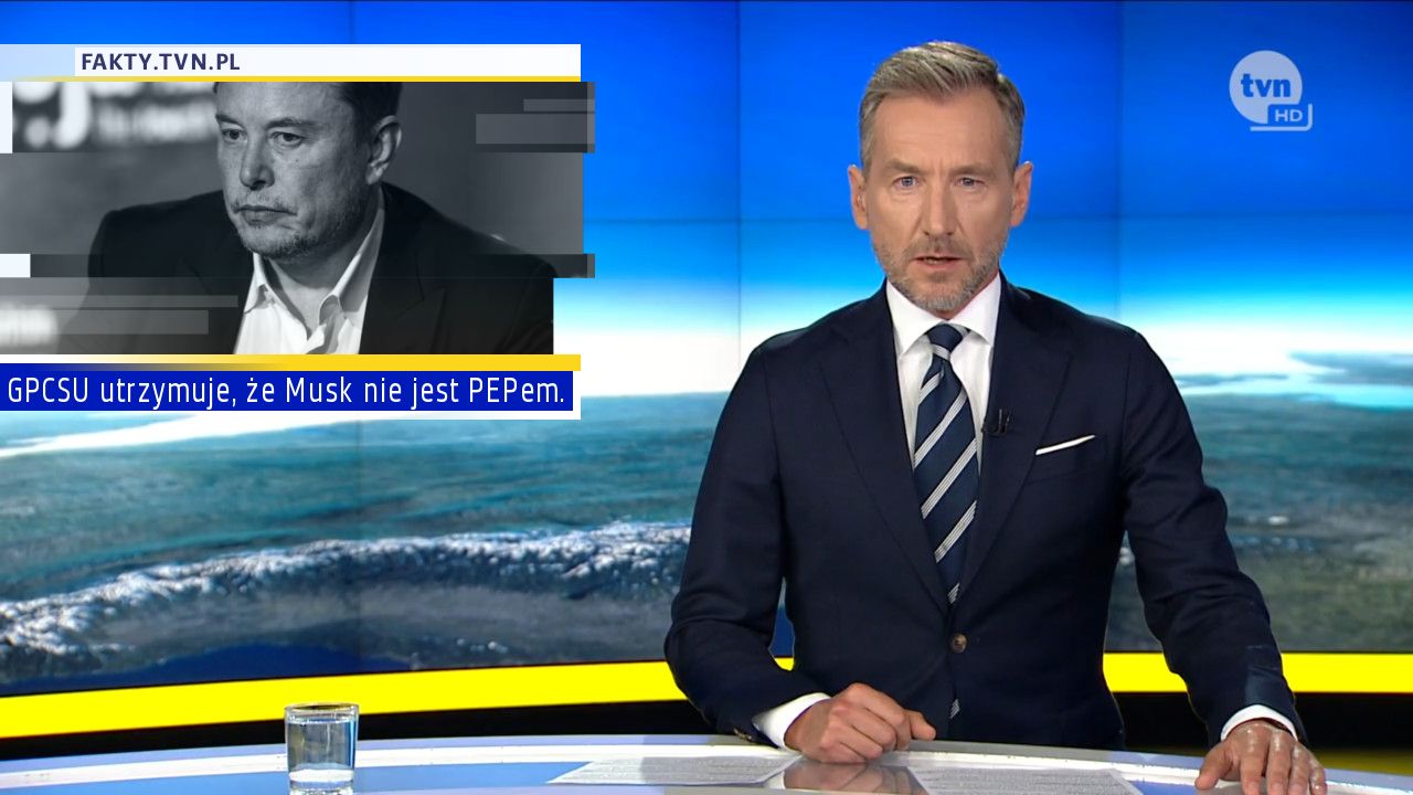 GPCSU utrzymuje, że Musk nie jest PEPem.