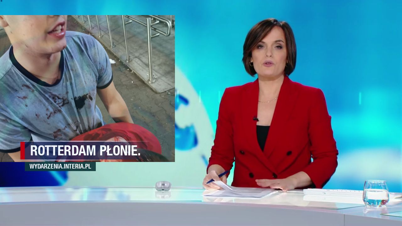Rotterdam płonie. 