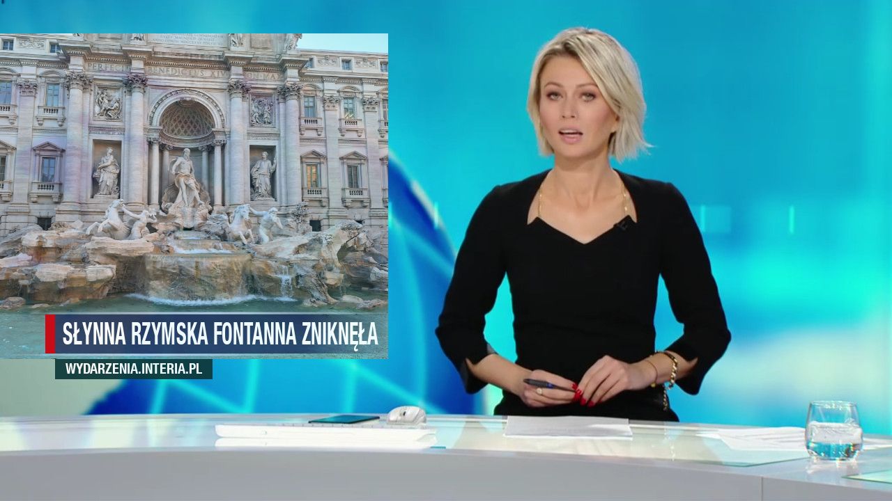 Słynna rzymska fontanna zniknęła